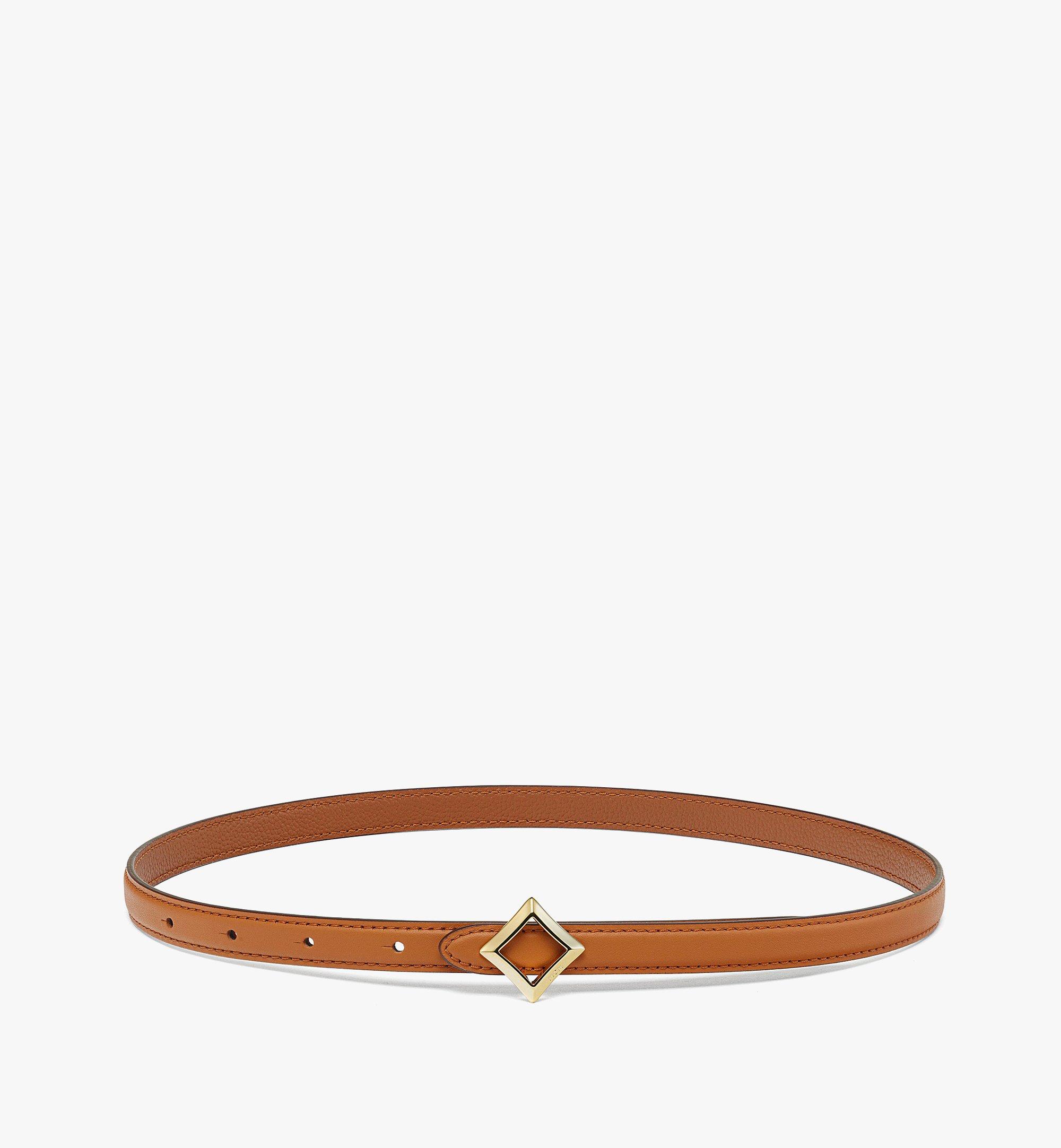 Diamond Buckle Belt in Nappa Leather 1